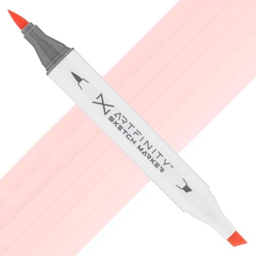 Artfinity Sketch Markers - BAllet Pink R2-1, Vibrant, Professional, Dye-Based Alcohol Markers for Artists, Drawing, Travel, & More - color: Ballet Pink R2-1, size: 1 Count (Pack of 1)