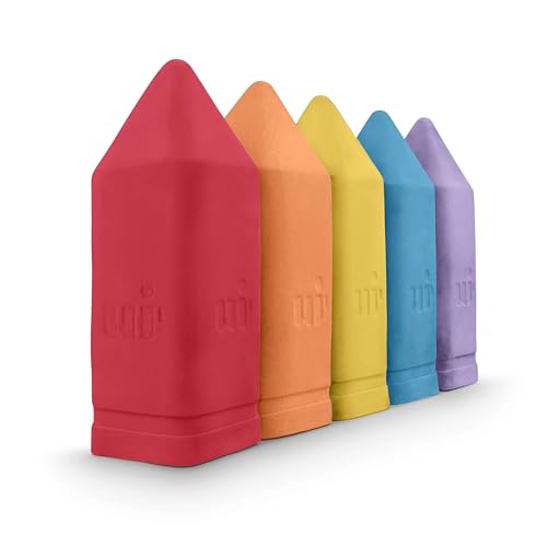 Urban Infant Non-Toxic Sidewalk Chalk for Toddlers and Kids - Washable Outdoor Jumbo Chalk - Rainbow - color: Rainbow
