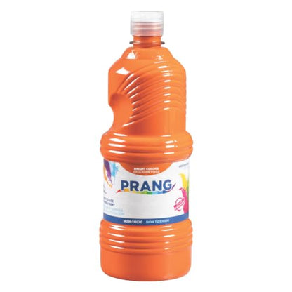 Prang Ready-to-Use Tempera Paint Quart, 32 oz., Orange, 6 Count - color: Orange (Pack of 6)