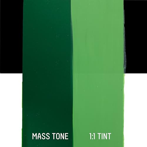 Liquitex BASICS Acrylic Fluid Paint, 118ml (4-oz) Bottle, Hookers Green Permanent Hue - color: Hookers Green Permanent Hue, style: 118ml (4-oz)