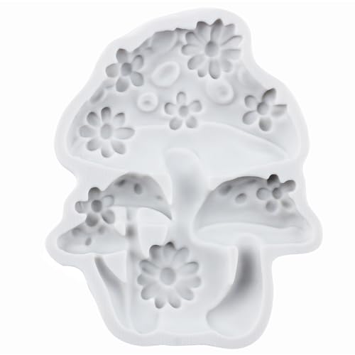 Mushroom Polymer Clay Molds Mushroom Silicone Mold for DIY Crafts Epoxy Resin Casting Air Dry Polymer Clay Plaster Jewelry Making - color: Style A