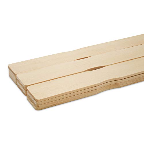 12 Inch Paint Sticks, Box of 500 Hardwood Paint Stirrers, Wood Mixing Paddles for Epoxy or Resin, Garden or Library Markers by Woodpeckers - size: 12 inch