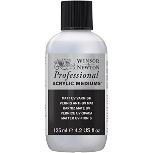 Winsor & Newton Professional Acrylic Medium, Matt UV Varnish, 125ml (4.2-oz) - color: Matt Uv Varnish, style: 125ml (4.2-oz)