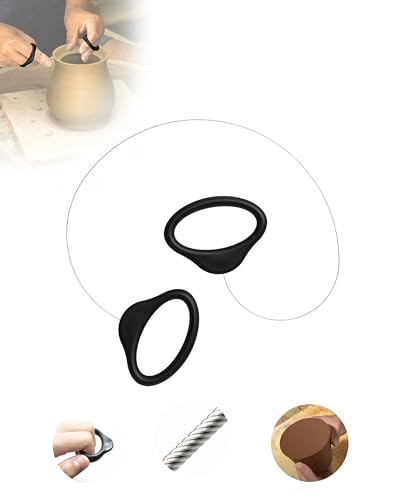 Pottery Wire Tool, Clay Cutting Wire, Black Handle Standard Pottery Wire Cutter, Pottery Wire Cut Off Tool for Pottery and Clay Artists - color: Black