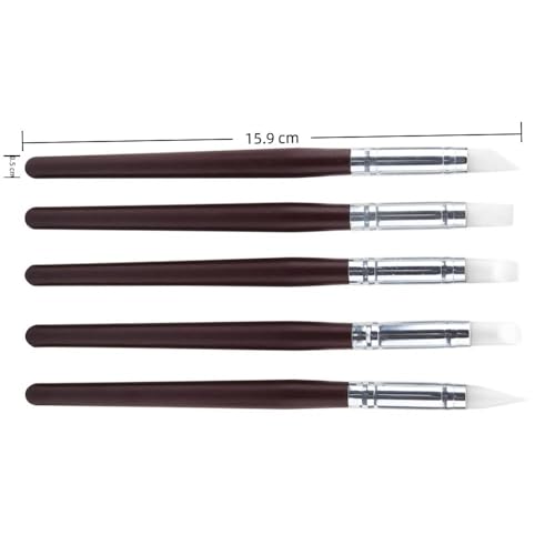 Sculpting Tool Set Dual-Ended Silicone Art Sticks for Clay Shaping, Carving, and Watercolor Blending, Multi-Functional Modeling & Painting Tools