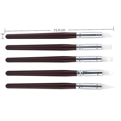 Sculpting Tool Set Dual-Ended Silicone Art Sticks for Clay Shaping, Carving, and Watercolor Blending, Multi-Functional Modeling & Painting Tools