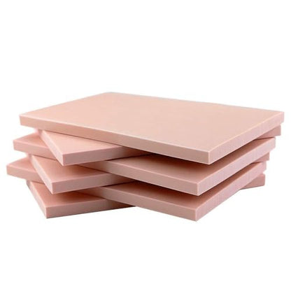 6 Pack 4"x6" Pale Pink Rubber Stamp Carving Blocks Rubber Carved Brick for Stamp Soft Rubber Crafts and DIY Craft Project - style: 4"x6"