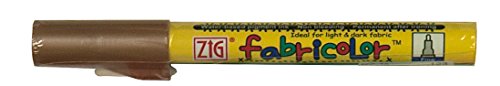 Zig Fabricolor Fine Tip Marker, 2mm, Copper
