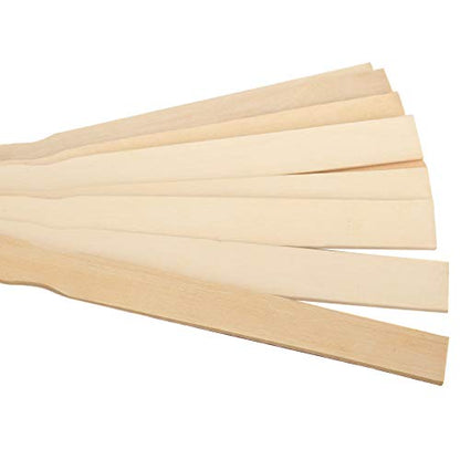 ZOENHOU 200 PCS 12 Inch Paint Sticks, Premium Wooden Paint Stir Waxing Sticks for Crafts Crafting Resin Craft Wood Crafts Paddle Hobby Projects Garden Marker - size: 200PCS 12 Inch