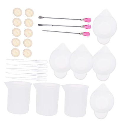 DIY Epoxy Kit Stir Sticks Mixing Cups for Epoxy Glue Crafts Multi-Purpose Tool