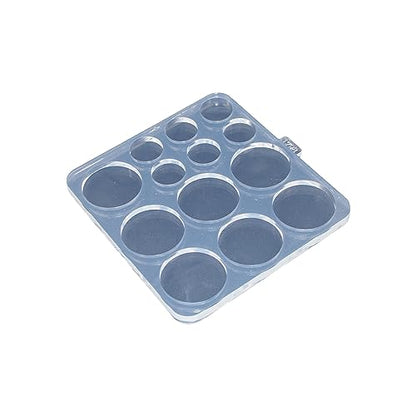 Round Silicone Mold 2cm / 3.5cm for Epoxy Resin Crafting, DIY Cake, Key Chain, Charms, Jewelry Making, Chocolate, and Candy