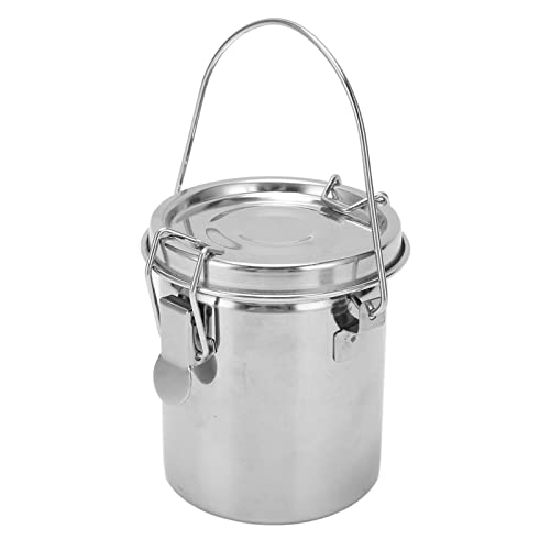 Artist Brush Cleaning Bucket with Stainless Steel Strainer, Leakproof Portable Handle for Watercolor Acrylic Oil Painting