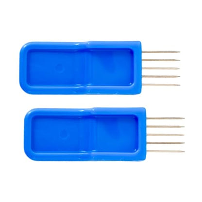 DIYEAH 2pcs Pin Texture Brush for Pottery Clay Texture Roller Kit for Adults Ceramic Scoring Tool Needle Set Clay Detailing Tool for Sculpting