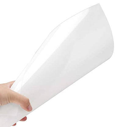 JAPCHET 50 Pcs 12 x 12 Inches PET Blank Stencil Sheets, 10 mil Acetate Sheets, Large Mylar Paper Sheets Template Material, Make Your Own Stencil for Vinyl Cutting Laser Cutting