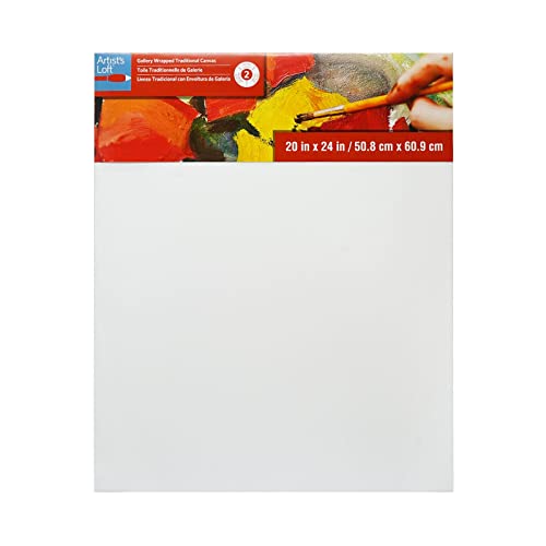 Artist's Loft Level 2 Gallery Wrapped Traditional Canvas, 12 Pack - size: 20 x 24