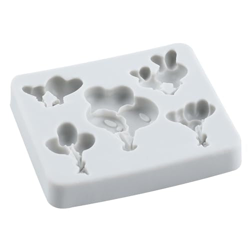 Heart Balloon Silicone Mold Balloon Polymer Clay Molds for DIY Crafts Epoxy Resin Casting Air Dry Polymer Clay Plaster Jewelry Making - color: Style C