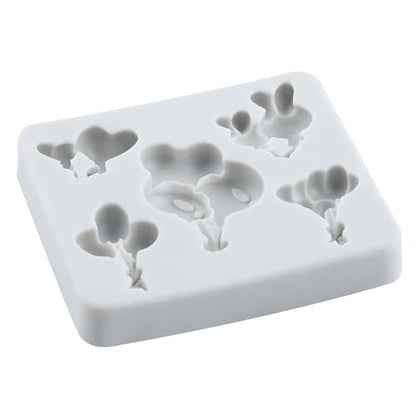 Heart Balloon Silicone Mold Balloon Polymer Clay Molds for DIY Crafts Epoxy Resin Casting Air Dry Polymer Clay Plaster Jewelry Making - color: Style C