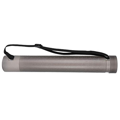 Circular Drawing Telescopic Painting Tube Matte Texture Art Supplies for Storage and Travel (Dark Gray)