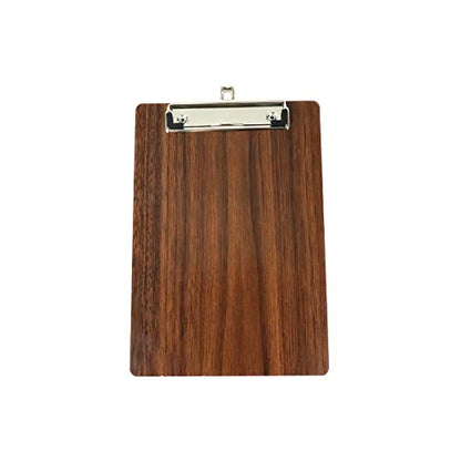 Crapyt Thicken Wood Clipboard Memo Paper Hardboard Drawing Board with Wood Grain A5(26×18cm/10.24"×7.09") File Storage Teacher - size: A5