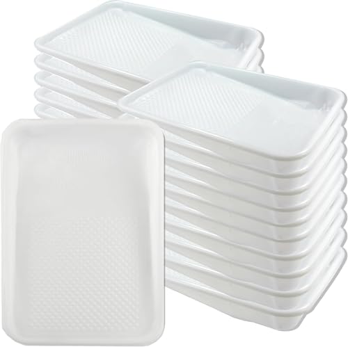 Great Andrew 9-Inch Paint Tray Liner, 21 PCS Plastic Paint Roller Tray Liner Set, Disposable Paint Pan Liners for Painting House, Walls, Floors, Home Improvement DIY Projects - size: 21 Pack Liners, 9 In