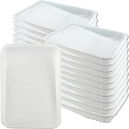 Great Andrew 9-Inch Paint Tray Liner, 21 PCS Plastic Paint Roller Tray Liner Set, Disposable Paint Pan Liners for Painting House, Walls, Floors, Home Improvement DIY Projects - size: 21 Pack Liners, 9 In