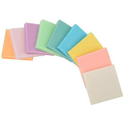 Rubber Carving Block, 9pcs 5 X 5 X 0.8cm Multicolor Square Linoleum Blocks for Printmaking DIY Hand Stamps Crafts Supplies
