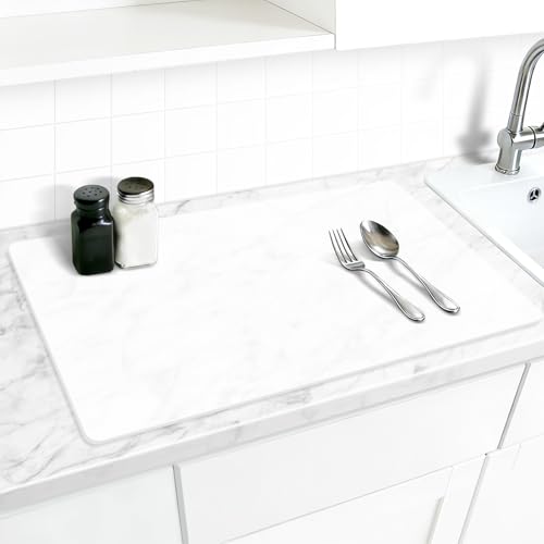 AECHY Silicone Mats for Kitchen Counter 27.5 x 16.5 Inch, 2mm Thick – Multipurpose Silicone Mat Thick Heat Resistant Mat Shipped Rolled Up Kitchen Counter Mat Nonslip Silicone Mats, Translucent - color: Translucent, size: 27.5" x 16.5"