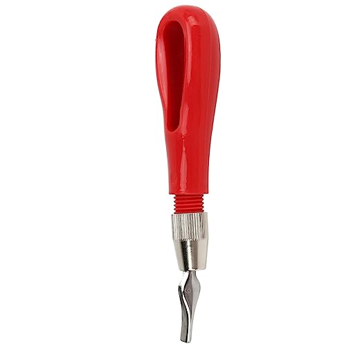 Manual Crafting Tool for Wood and - Linoleum Cutter for Wood Sculpting and Pumpkin Carving - Printmaking Carving Cutter Set with 6 Stainless Steel Blades and Weighted Handle