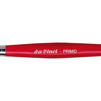 da Vinci Series 353R Primo Synthetic Round Brush, Size 12. (353R-12) - color: Red, style: Round Synthetic