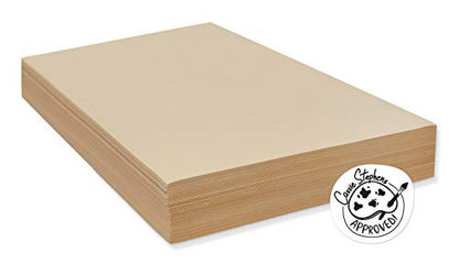 Pacon Cream Manila Drawing Paper, 50 lb Cover Weight, 18 x 24, Cream Manila, 500/Pack - size: 18" x 24"