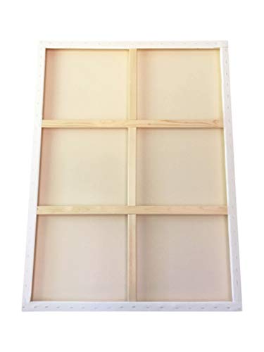 milo Stretched Artist Canvas | 60 x 72 inches | 2 Pack | 1.5” inch Thick Gallery Profile | 15 oz Primed Large Canvases for Painting, Ready to Paint Art Supplies for Acrylic, Oil - size: 60" x 72" Pack of 2