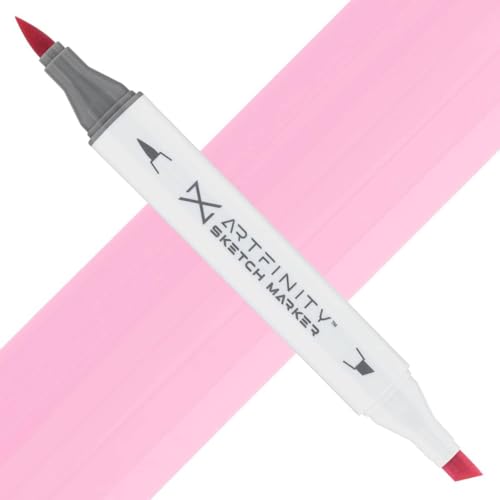 Artfinity Sketch Markers - Begonia Pink RV3-15, Vibrant, Professional, Dye-Based Alcohol Markers for Artists, Drawing, Travel, & More - color: Begonia Pink RV3-15, size: 1 Count (Pack of 1)