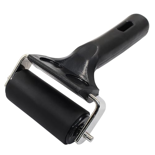 Hitefu 2.2 Inch Rubber Brayer Roller, Manual Print Rollers, Diamond Painting Roller Tool for Printing Wall, Gluing Application (6cm) - size: 2.2 Inch