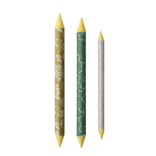 Paper Blending Stumps and Tortillions Set, Soft Rice Paper Art Blenders for Sketch Drawing, Mixing Tools for Artists and Hobbyists - color: 3 suits