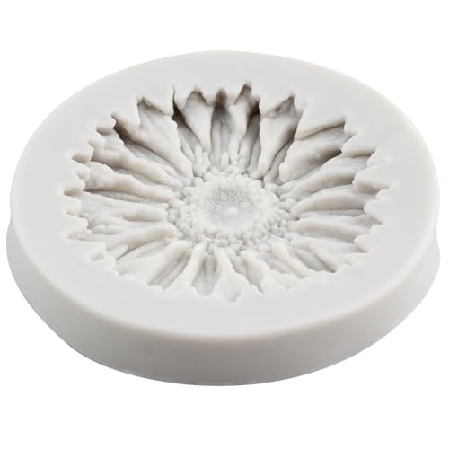 Chrysanthemum Flower Polymer Clay Molds Flower Silicone Mold for DIY Crafts Epoxy Resin Casting Air Dry Polymer Clay Plaster Jewelry Making - color: Style J
