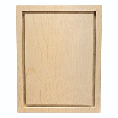 Trekell 6" x 8" Floater Panel – Baltic Birch Wood Painting Panel with Built-in Floating Frame | Made in USA