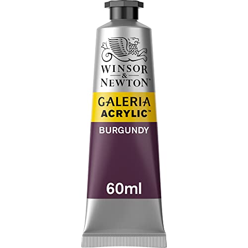 Winsor & Newton Galeria Acrylic Color, 60ml (2-oz) Tube, Burgundy - color: Burgundy, style: 2-oz Tube
