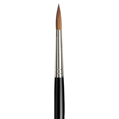 da Vinci Watercolor Series 10 Maestro Paint Brush, Round Kolinsky Red Sable, Size 7 - size: Size 7, style: Round Series 10