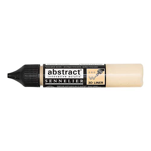Sennelier Abstract Acrylic Liner, 27ml, Flesh Ochre, (10-121301-250) - color: Flesh Ochre, size: 27ml