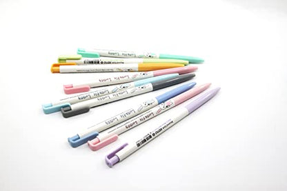 ZEESOON Xeno Lunatic Lunny 0.38mm Slim Ball Point Pen Dozen Box 12 Pcs, Made in Korea (Pink 12pcs) - color: Pink 12pcs