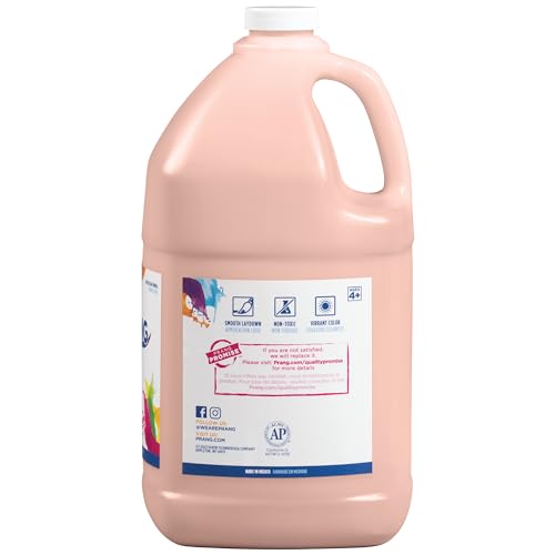 Prang Ready-to-Use Tempera Paint, Peach, 1 Gal., 1 Count - color: Peach