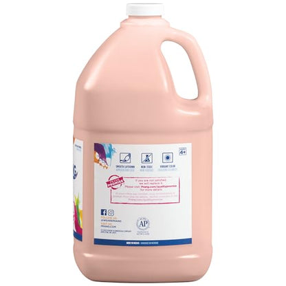 Prang Ready-to-Use Tempera Paint, Peach, 1 Gal., 1 Count - color: Peach