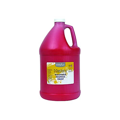 Gallon Washable Tempera Paint, Red | 1 Gallon - color: Red