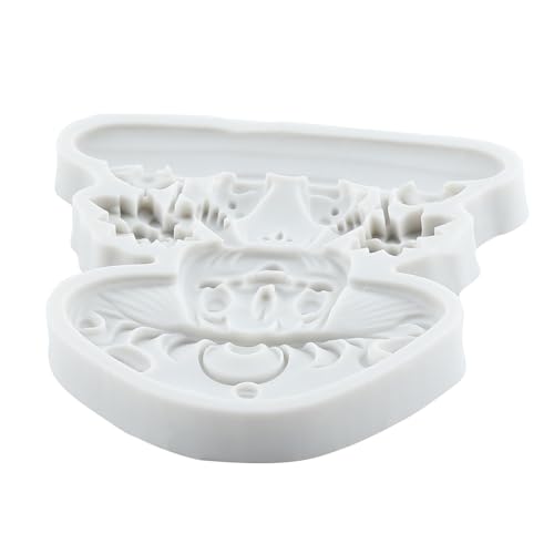 Cartoon Mushroom Silicone Resin Molds Mushroom Polymer Clay Mold for DIY Crafts Epoxy Resin Casting Air Dry Polymer Clay Plaster Jewelry Making - color: Style E