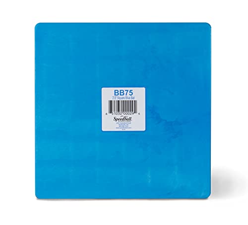 Speedball 7.5 Inch Square Universal Pottery Wheel Bat, Blue, for Ceramics and Clay Work - color: Blue, size: 7.5 Inch Square