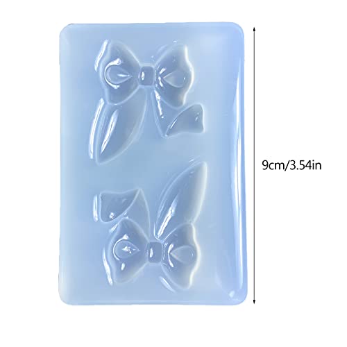 Ears Silicone 3D Bowknot Epoxy Resin Casting Mold for Keychain Jewelry Home Decor Casting Tool Resin Filler Animals/Halloween / / Music