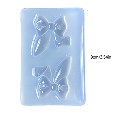 Ears Silicone 3D Bowknot Epoxy Resin Casting Mold for Keychain Jewelry Home Decor Casting Tool Resin Filler Animals/Halloween / / Music