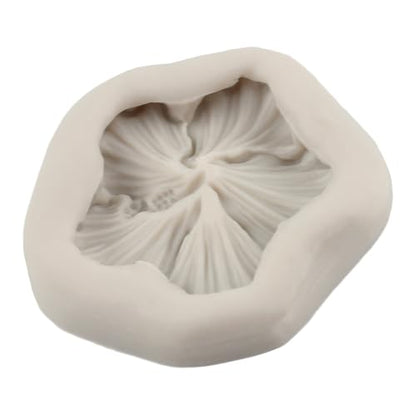 Hibiscus Flower Polymer Clay Mold Hibiscus Silicone Molds for DIY Crafts Epoxy Resin Casting Air Dry Polymer Clay Plaster Jewelry Making - color: Style O