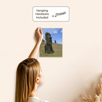 3dRose Rano Raku, Moai quarry, Easter Island, Chile - SA05 DPB0048 - Douglas Peebles Museum Grade Canvas Wrap 8x10 - size: 8"L x 10"W