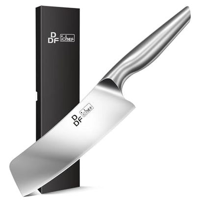 DDF iohEF Nakiri Kitchen Knife, Chef's Knife In Japanese Stainless Steel Professional Cooking Knives, Non-slip Ultra Sharp Knife with Ergonomic Handle - color: Nakiri Knife